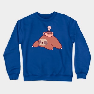 Sloth and Coffee Crewneck Sweatshirt